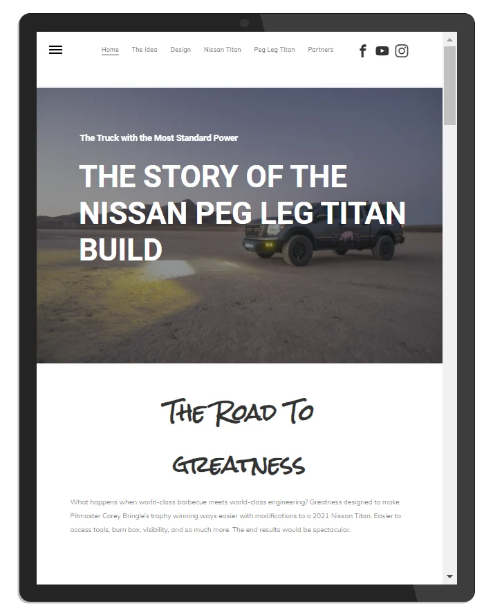 Editorial Story — Digital Throttle landing page example